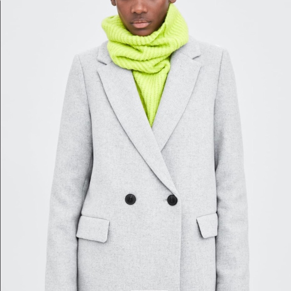 COPY - Zara Light Grey Coat